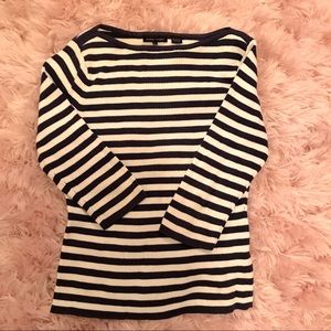 3/4 Sleeve, Striped Sweater